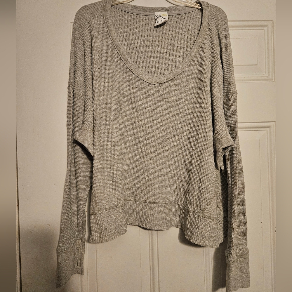 Aerie Offline Waffle Knit Shirt